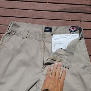 RVCA Men’s Tan Khaki Chino Pants